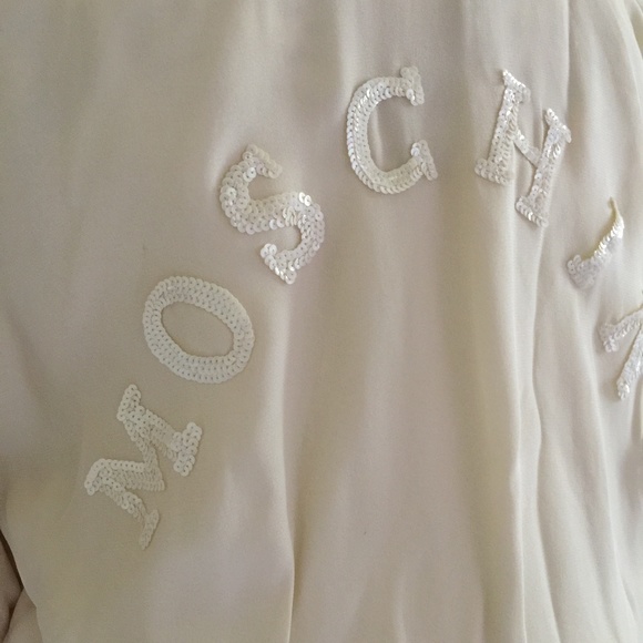SOLD MOSCHINO Vintage Bomber Jacket Sequin Italy 8 - Picture 4 of 16